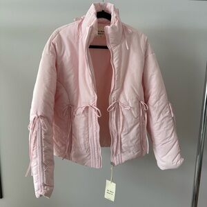 My Mum Made It Bow Puffer Jacket- BNWT Size M
